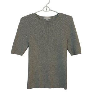 Lunya Cotton Silk Blend T-Shirt Short Sleeve Fitted Knit Size Small